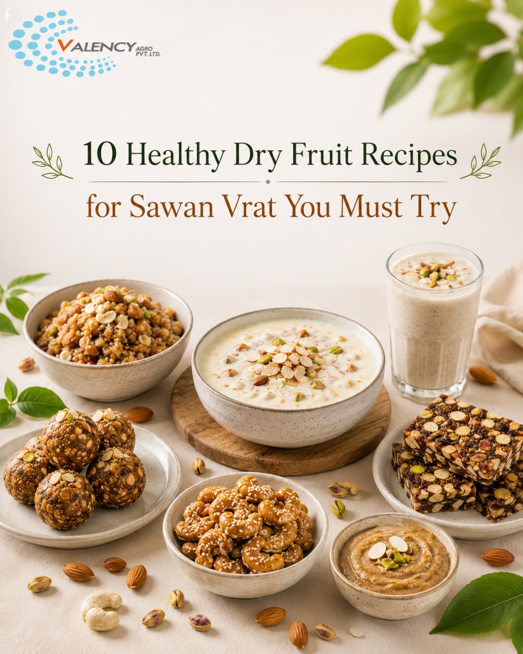 10 healthy dry fruit recipes for Sawan Vrat featuring Panjiri