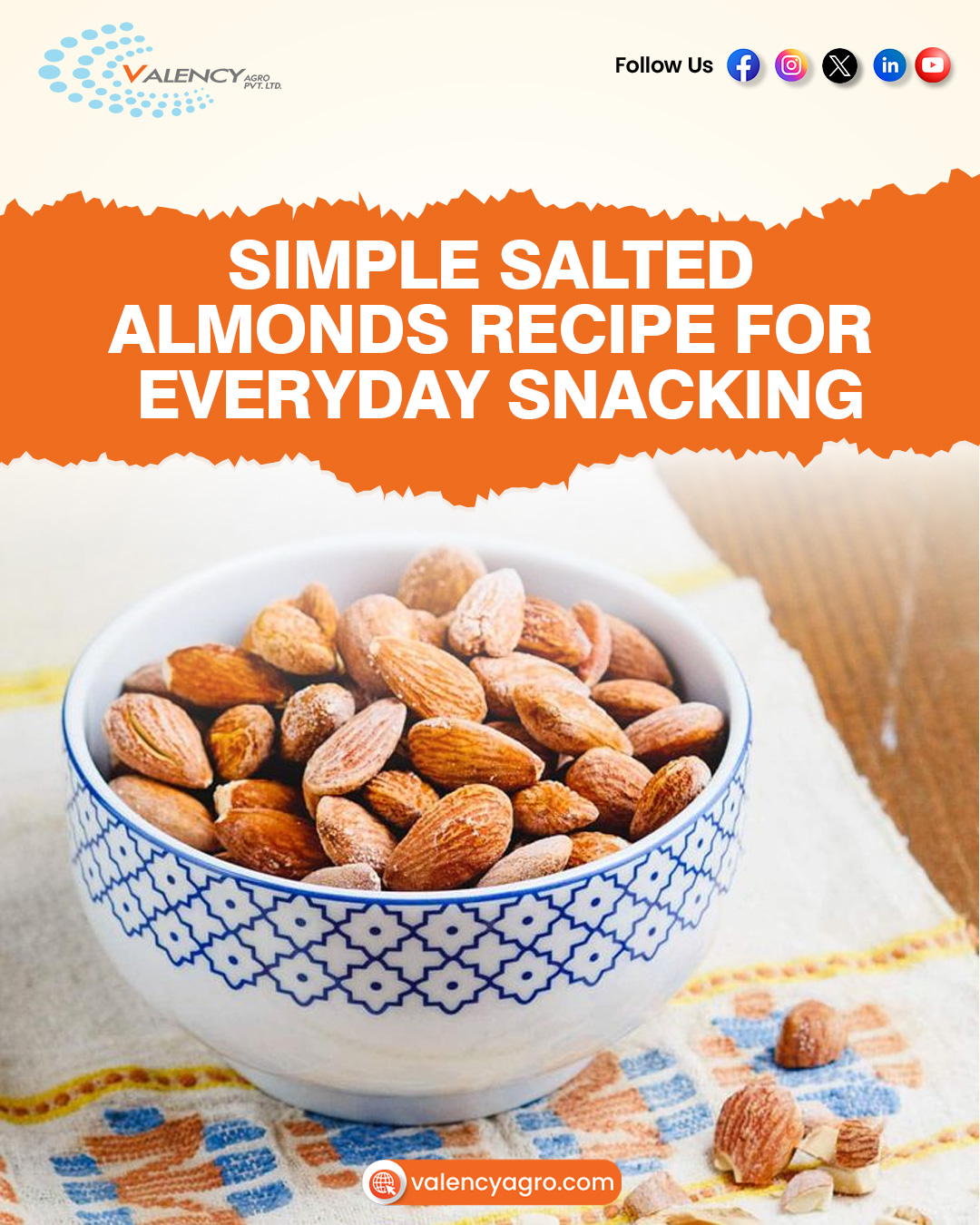 Simple Salted Almonds Recipe for Healthy Daily Snacking